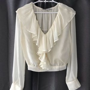 Cropped blouse from Mendocino